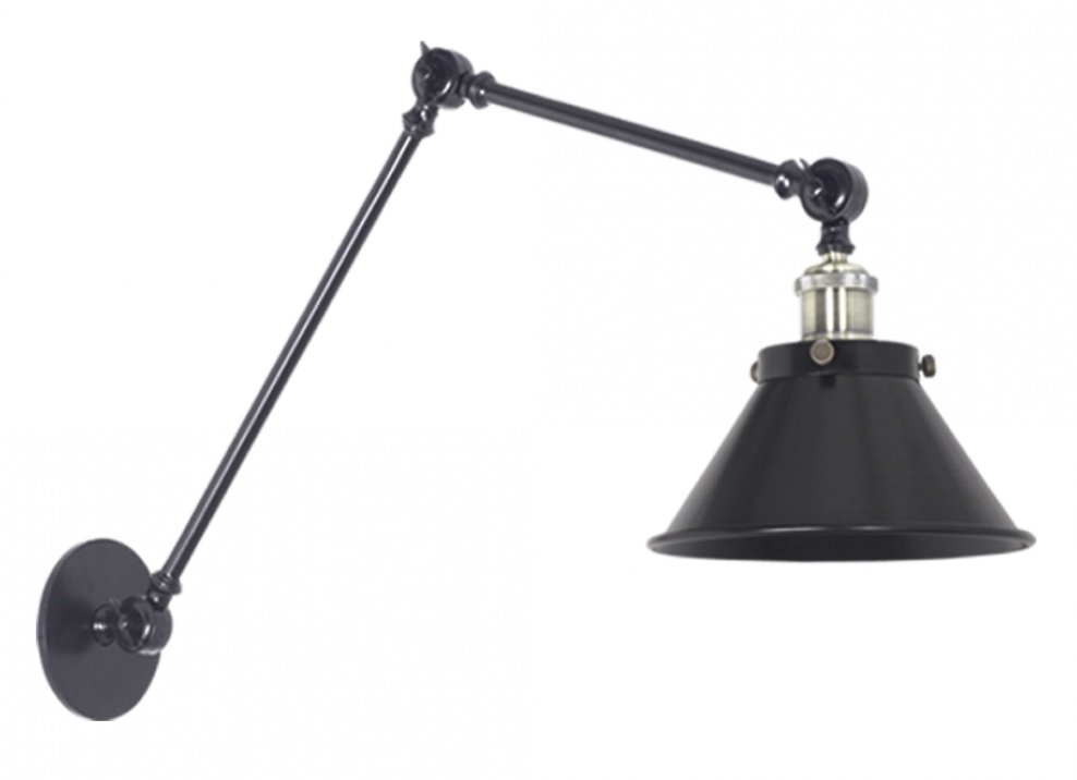 APLIQUE VINTAGE ARTICULADO NEGRO/BRONCE